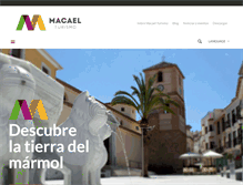 Tablet Screenshot of macaelturismo.com